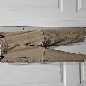 Magellan Outdoors Kids Tan Cargo Zip Off Pants